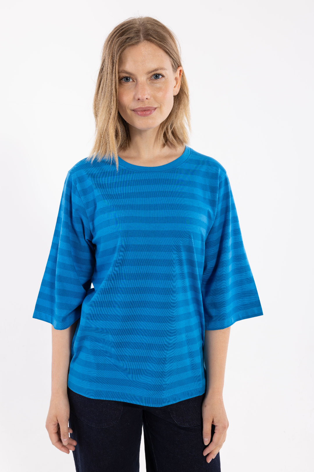 Danefæ København Danebasic Glad Tee Warm Blue/Faded Blue