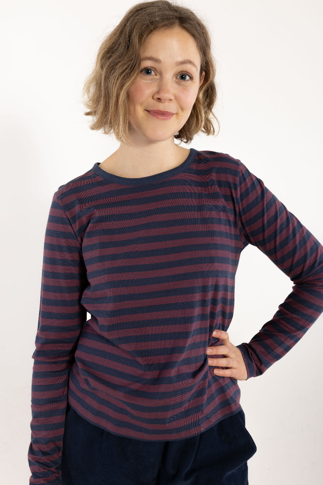 Danefæ København Danebasic Merry Tee Dark Dark Grey Blue/Grey Plum