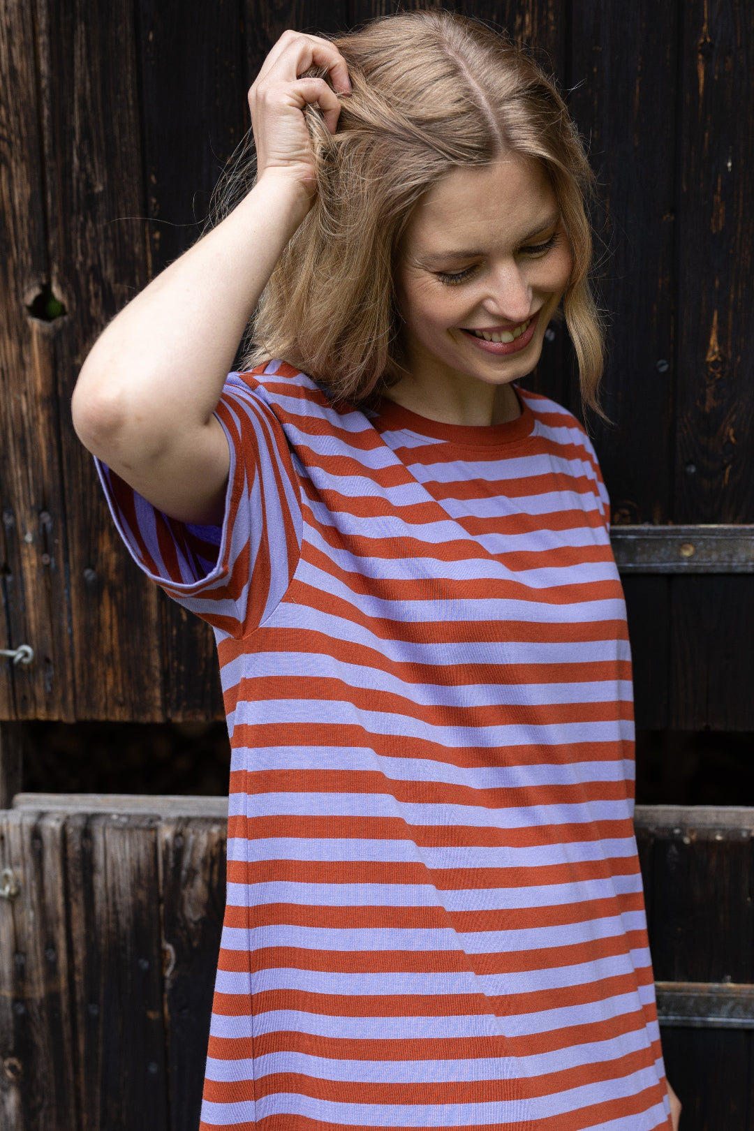 Danefæ København Danebasic Sweet Dress Light Lilac / Chili