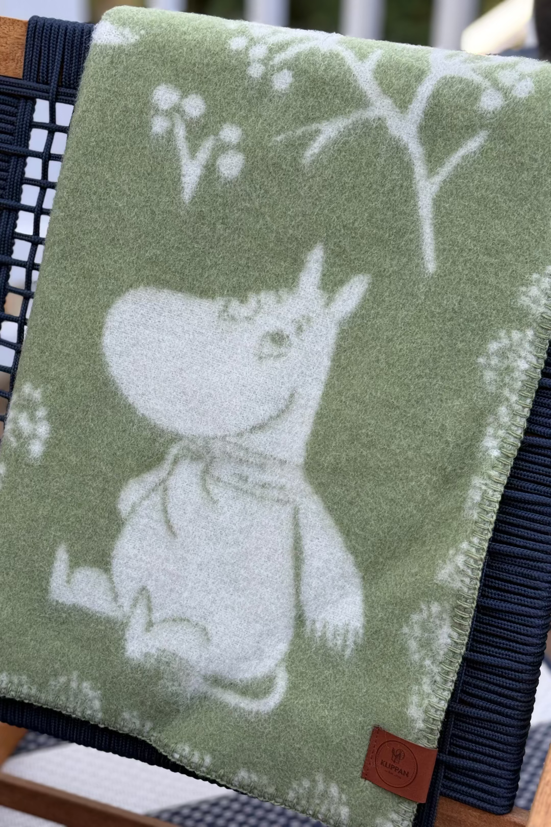 Klippan Moomin Green Winterland Blanket