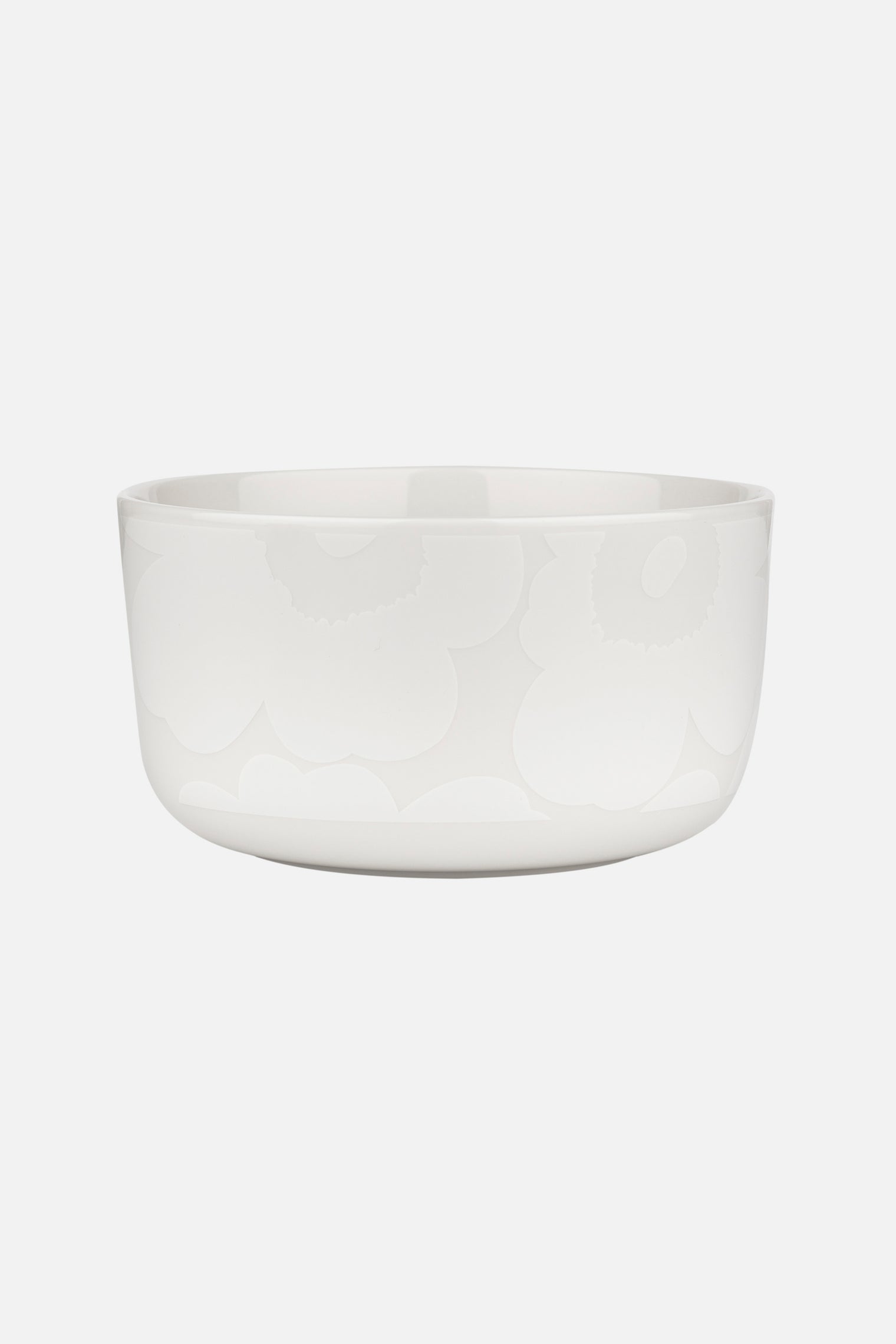 Marimekko Oiva Unikko White Bowl