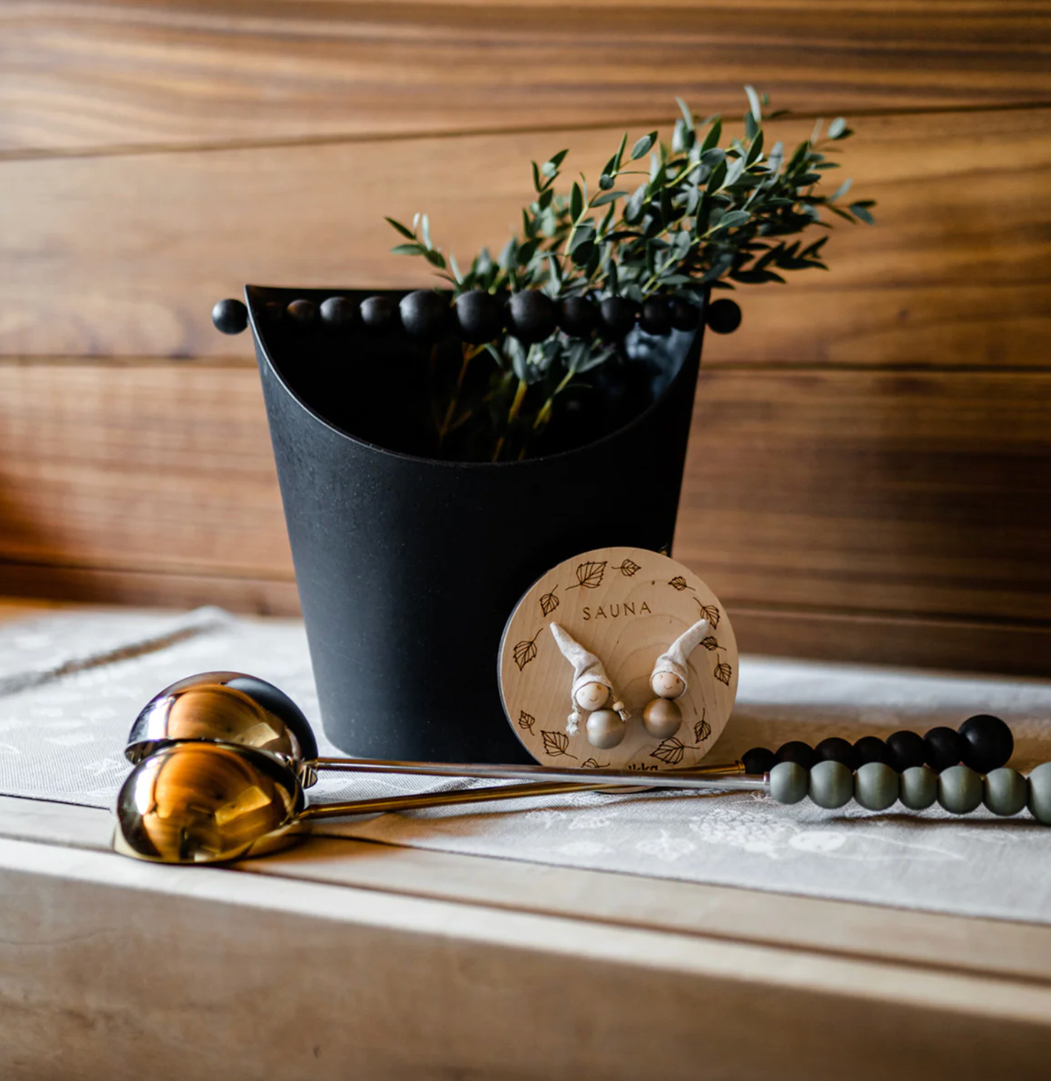 Aarikka Elf Bench Cover Beige