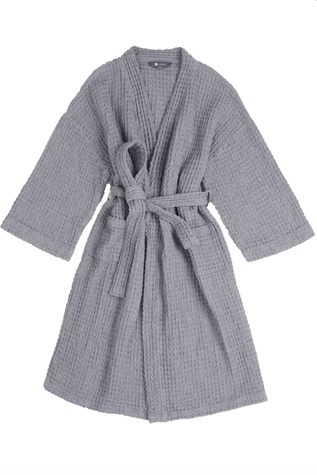 Luhta Linen Grey Bathrobe