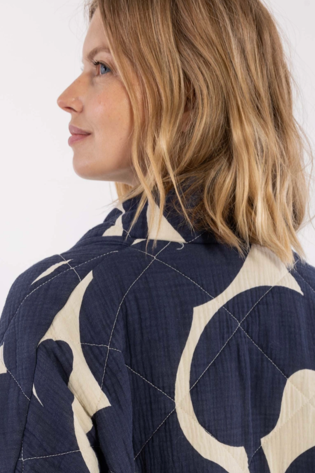 Danefæ København Danekatrin Quilted Jacket Trops Navy/Chalk