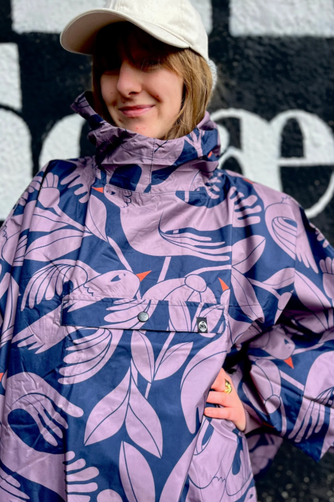 Danefæ København Foldable Rain Poncho BirdieUp