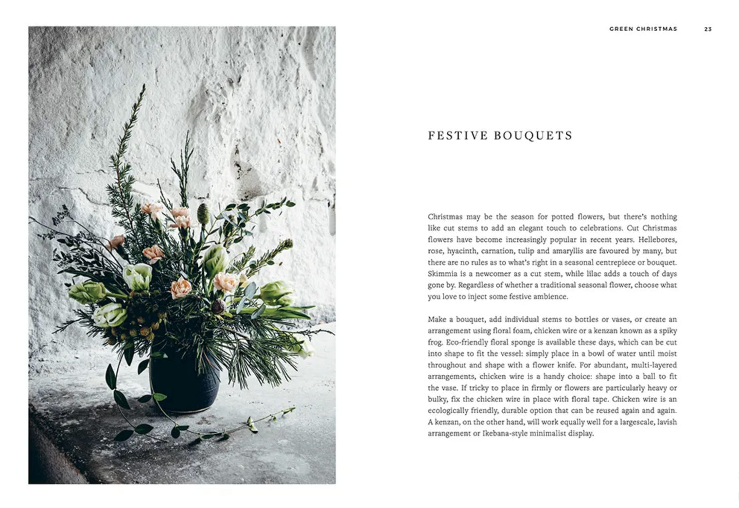 Cozy Publishing Green Christmas Wreaths & Floral Arrangments