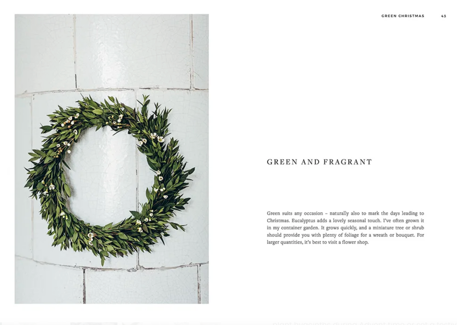Cozy Publishing Green Christmas Wreaths & Floral Arrangments