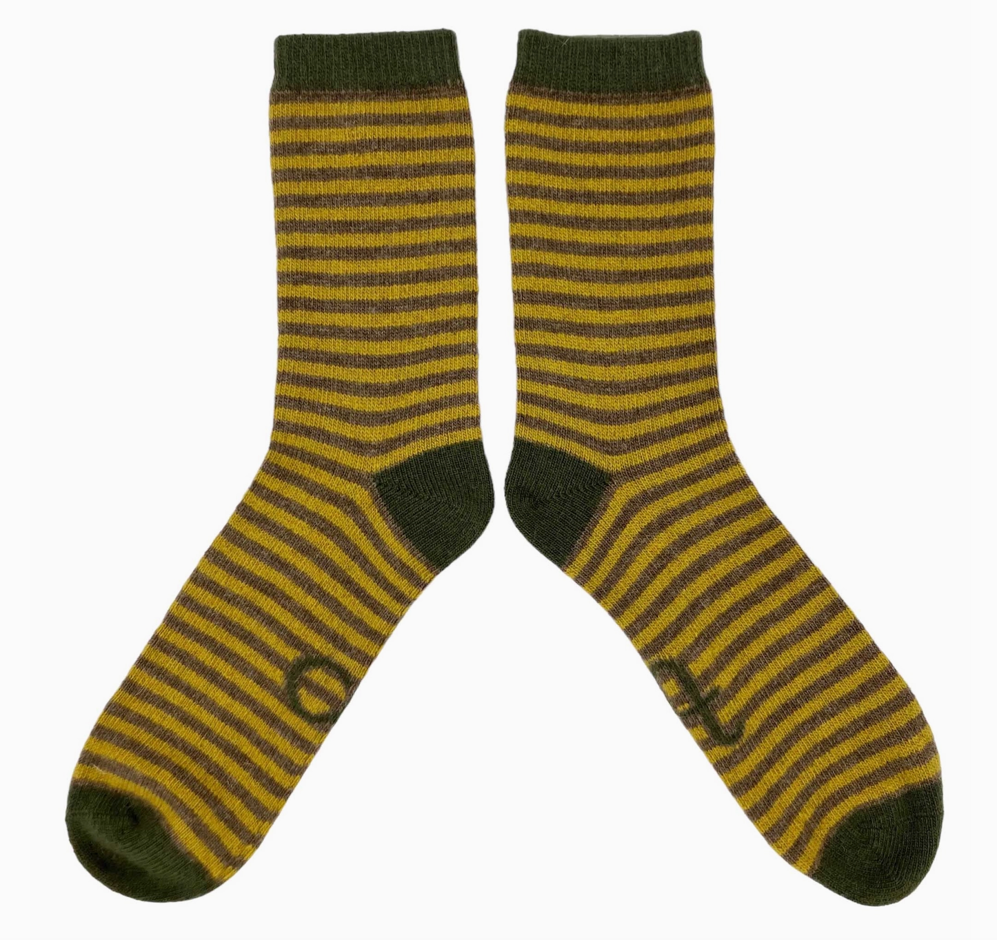 Catherine Tough Men's Lambswool Stripe Ankle Socks