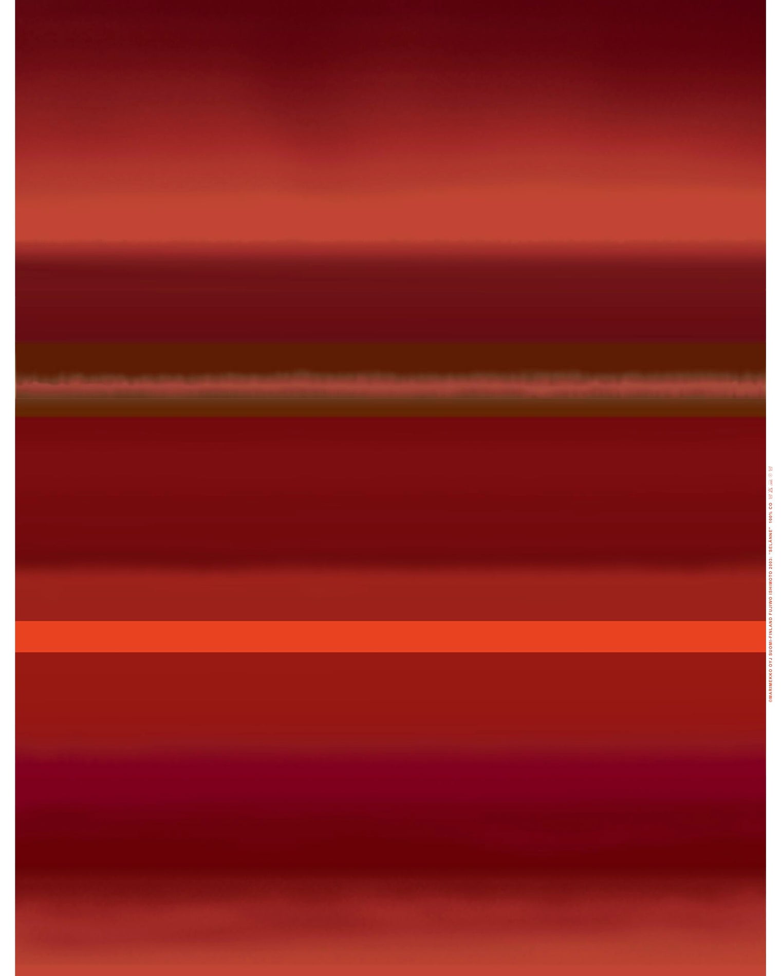 Marimekko Selanne Red Fabric