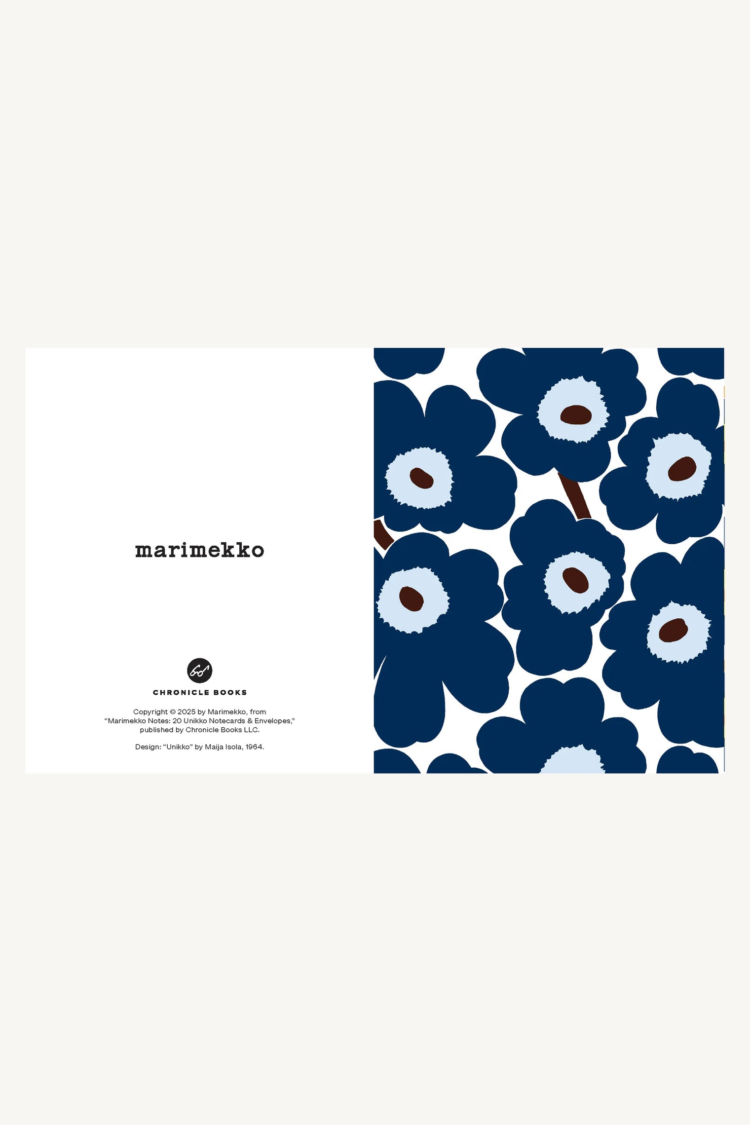 Marimekko Unikko Notecards - Blues