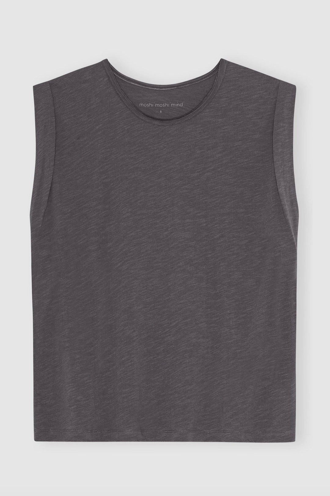 Moshi Moshi Accept Tank Top Dark Grey