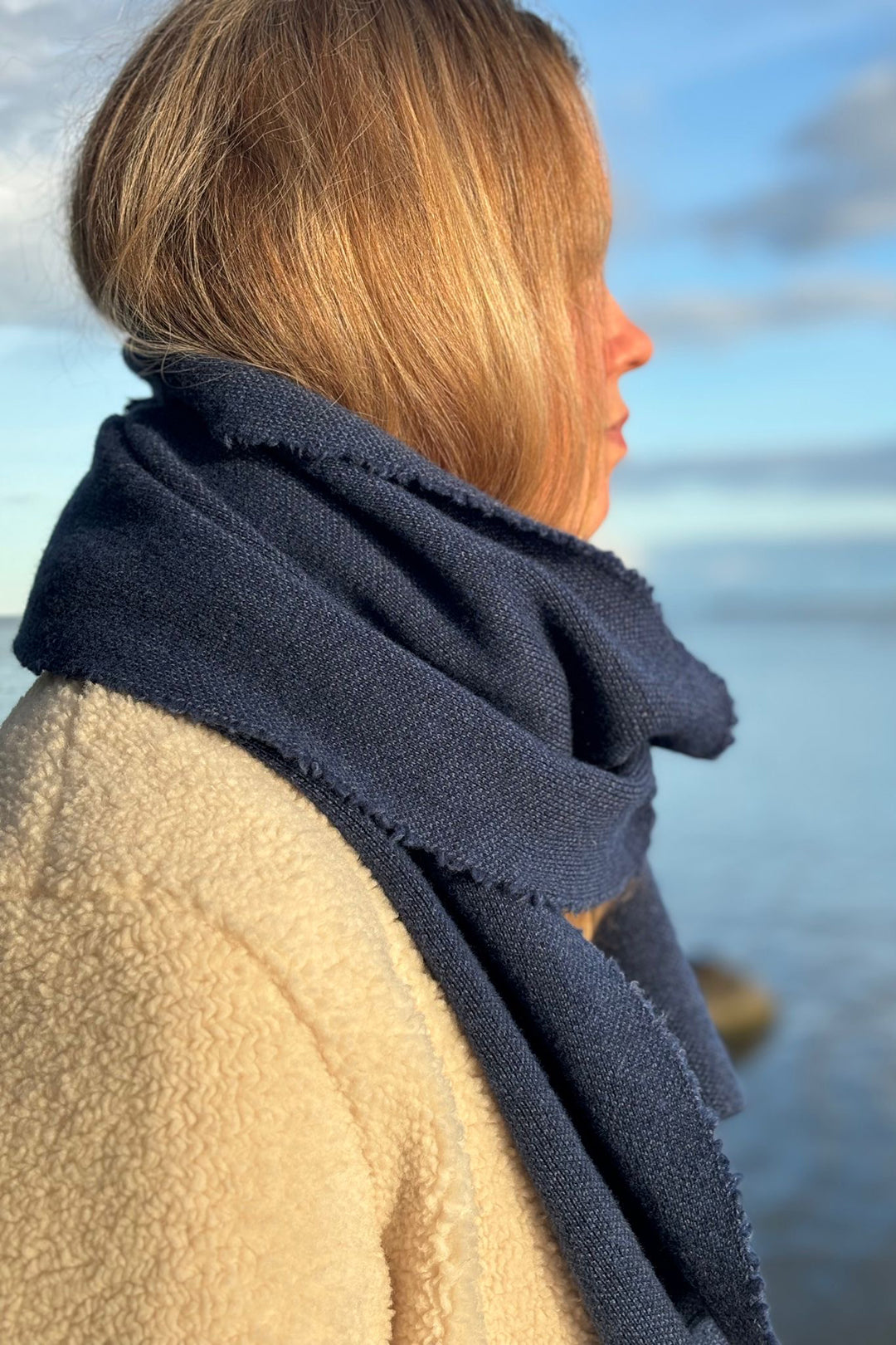 Knitworks Knitted Scarf Blue