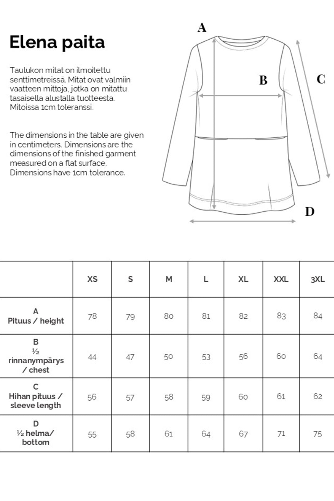 Puuvillatehdas Elena Forest Green Tunic