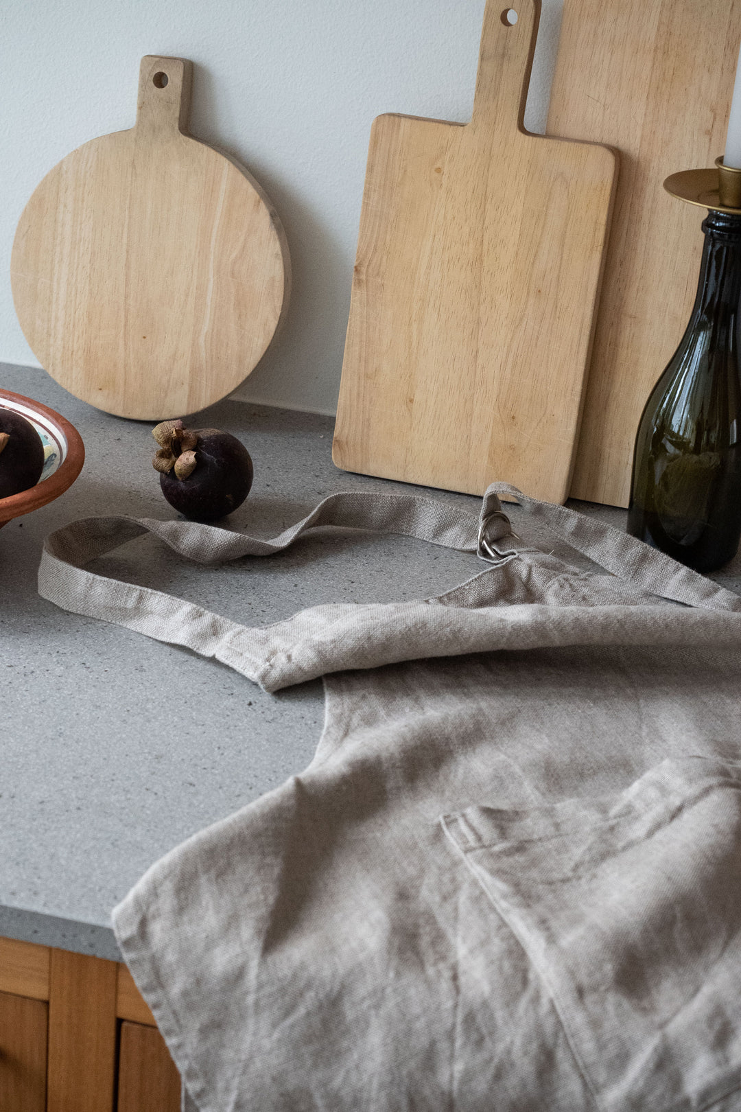 Piironki Helsinki Linen Apron Natural