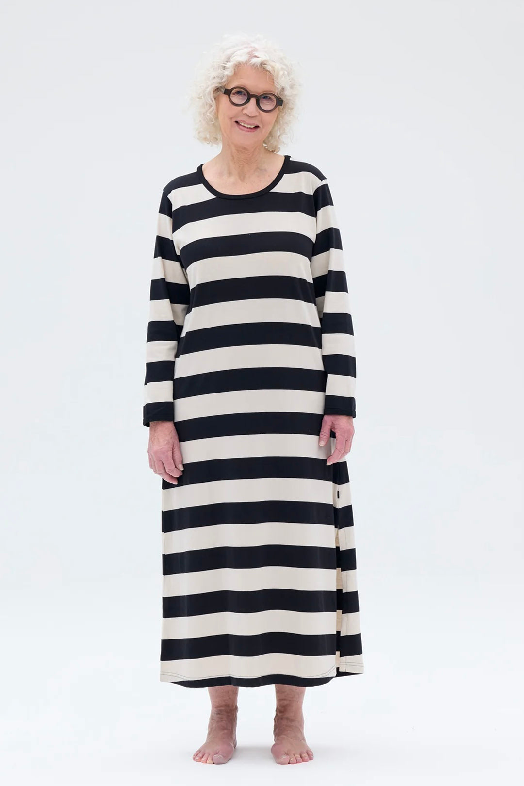 Ratia Fanni Stripe Black/Sand