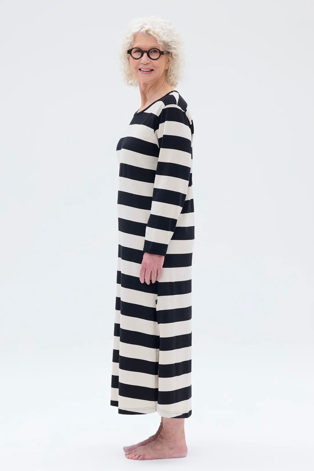 Ratia Fanni Stripe Black/Sand