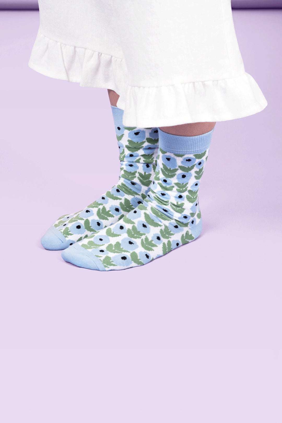 Kauniste Finland Flora Blue Socks