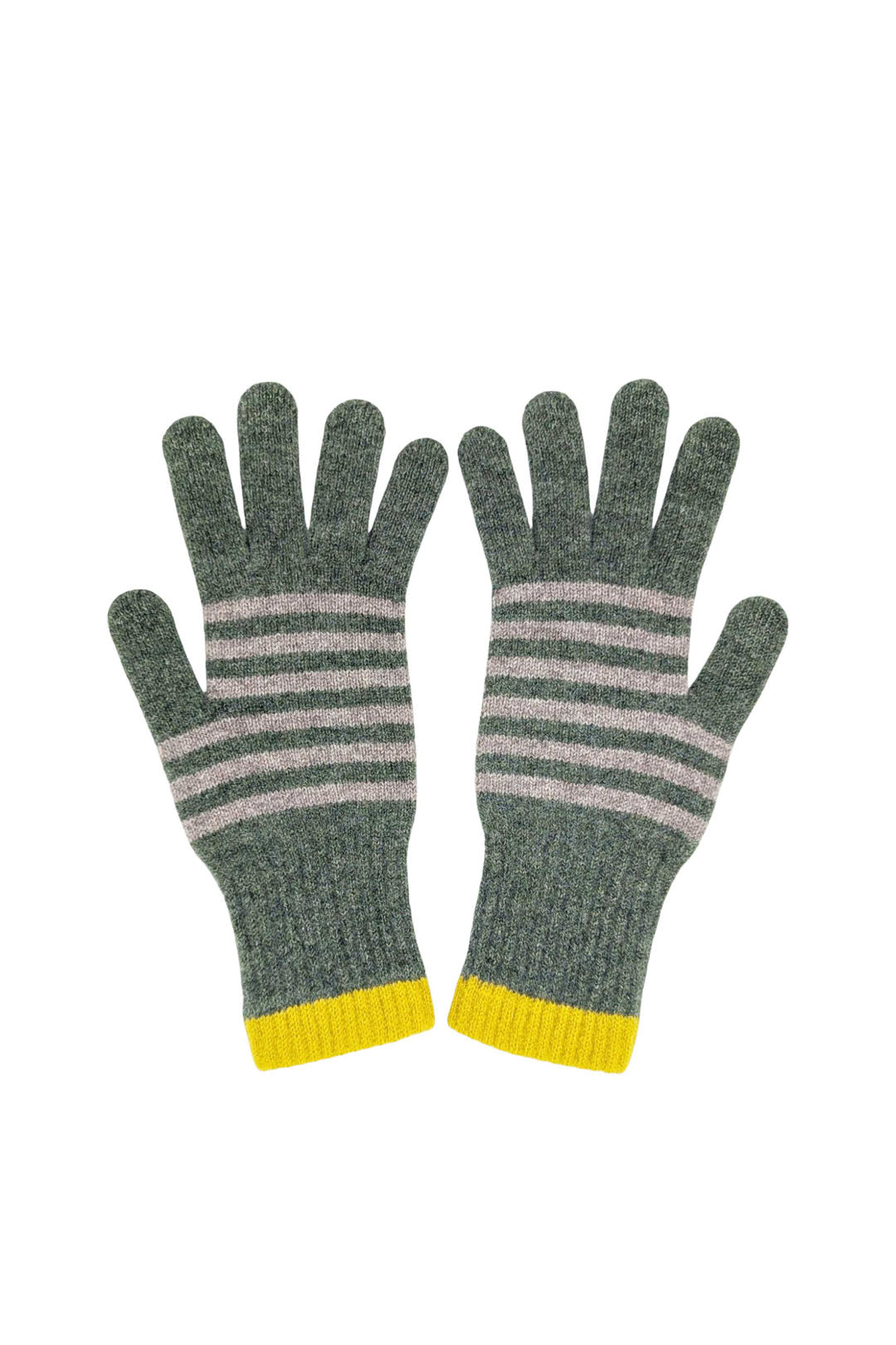 Catherine Tough Women's Lambswool Green Gloves