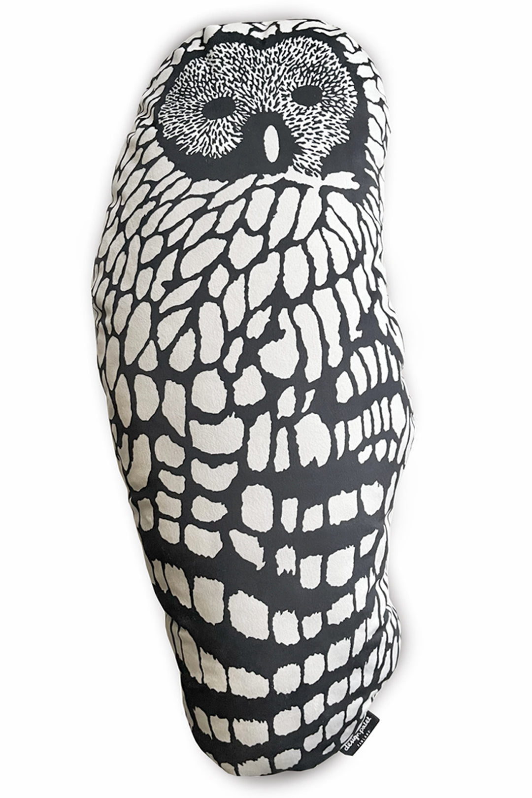 Design Palet Owl Pillow Black/White