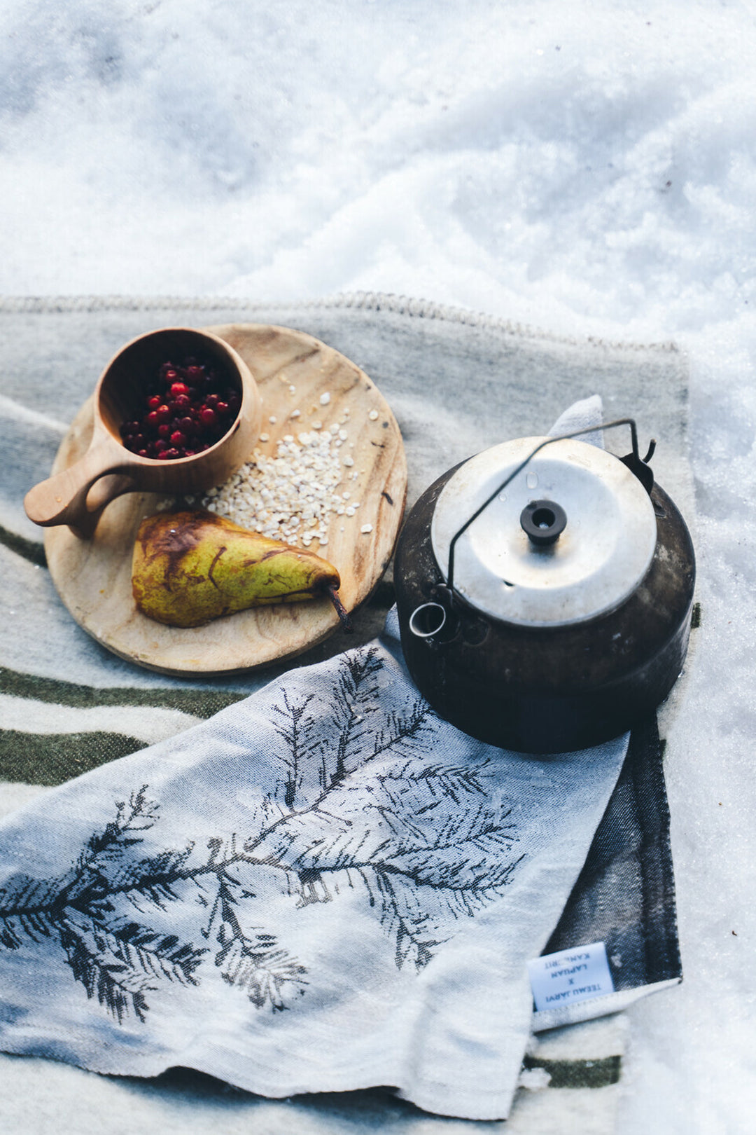 Lapuan Kankurit Havu Black Tea Towel