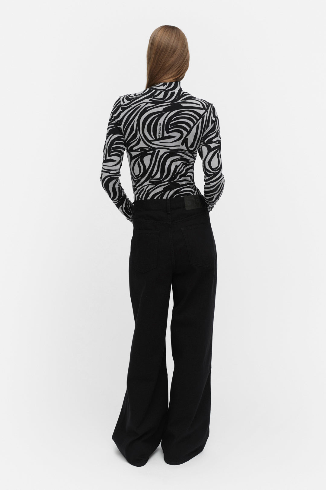 Marimekko Jäkälä Jokuraita Logo Turtleneck