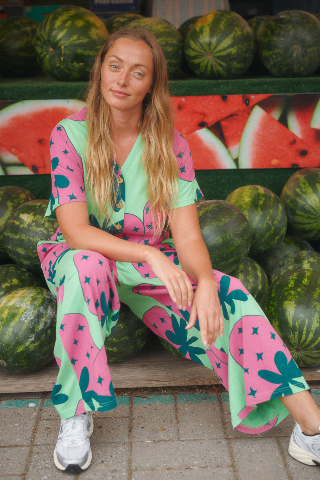 Mainio Giant Strawberry Jumpsuit
