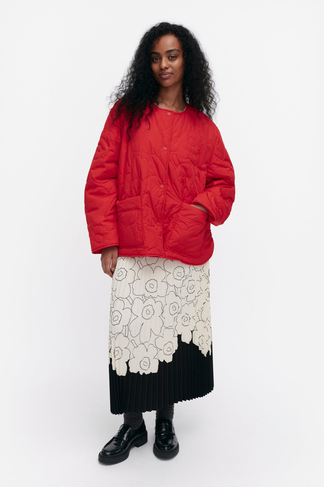 Marimekko Kapseli Piirto Unikko Jacket