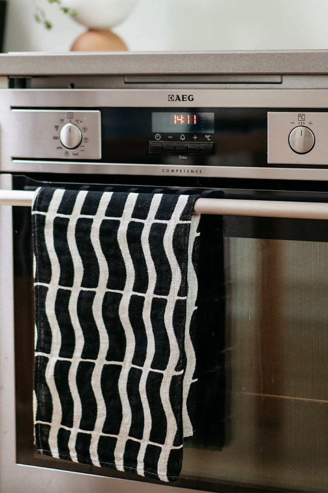 Aarikka Maius Kitchen Towel Black