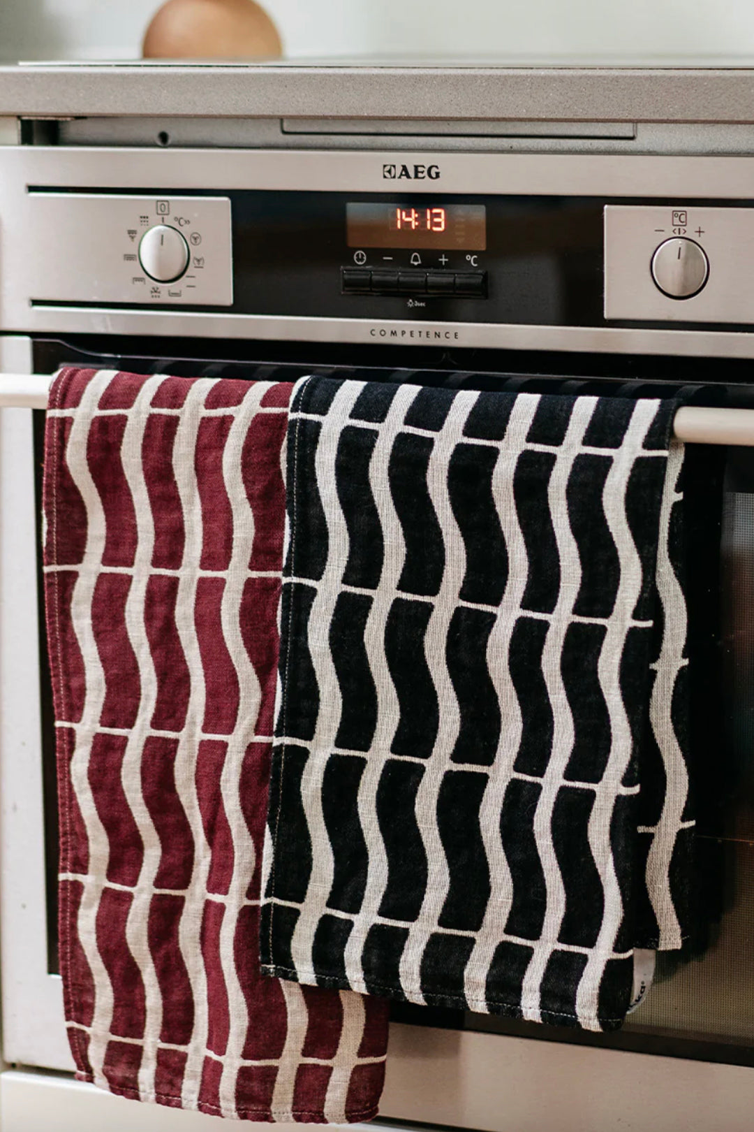 Aarikka Maius Kitchen Towel Black