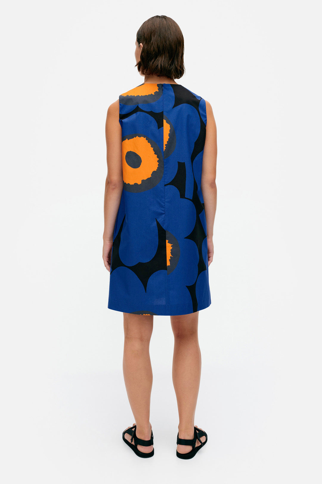 Marimekko Kestit Blue Unikko Cotton Dress