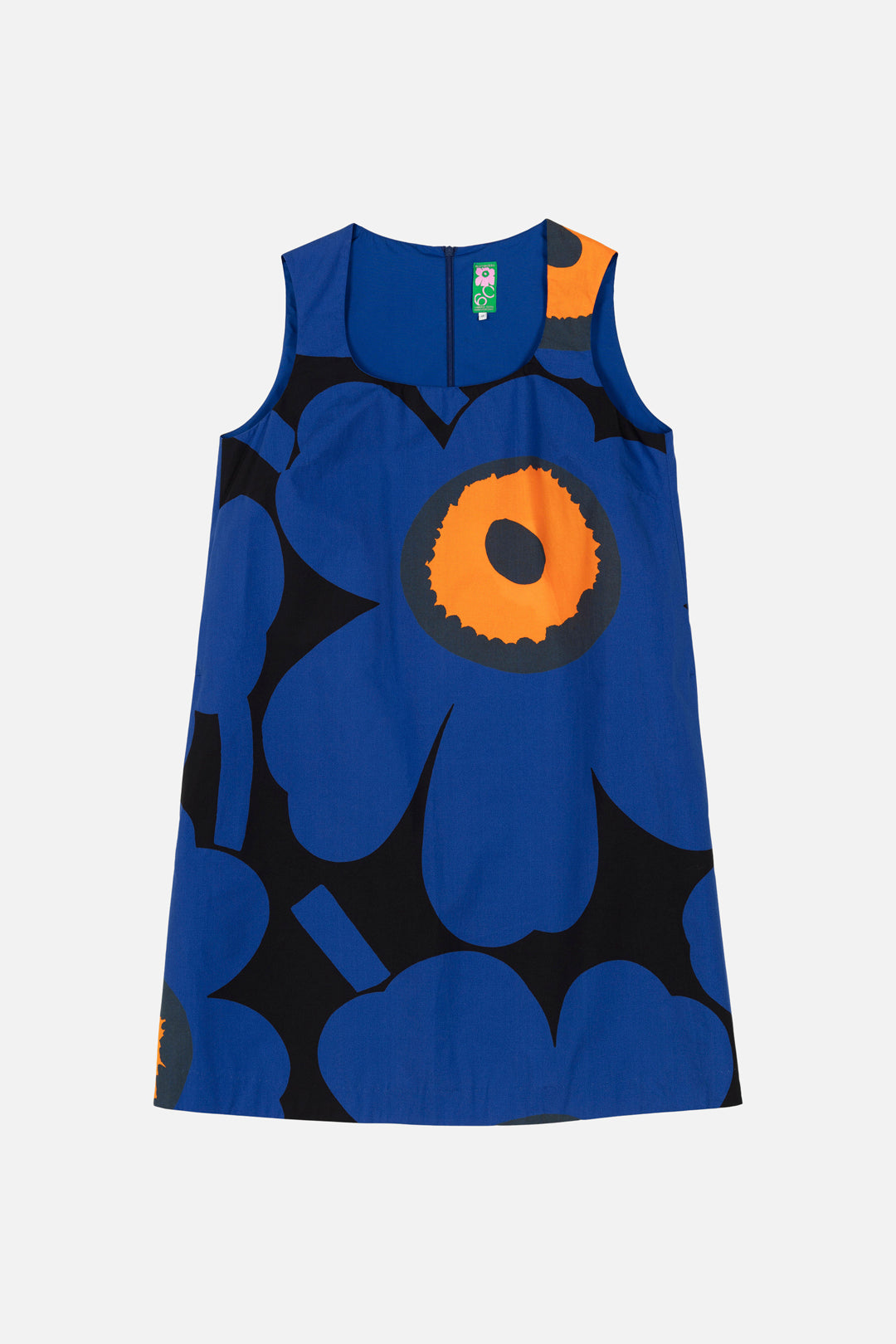 Marimekko Kestit Blue Unikko Cotton Dress