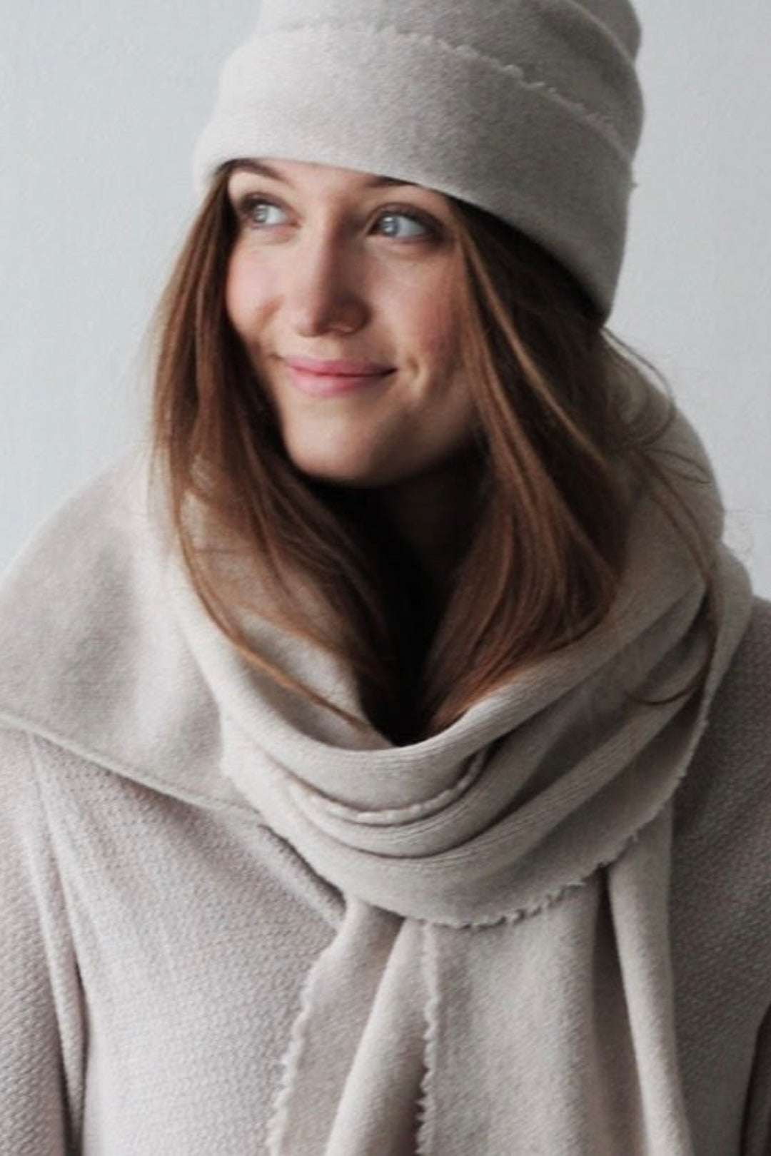 Knitworks Knitted Beanie Beige