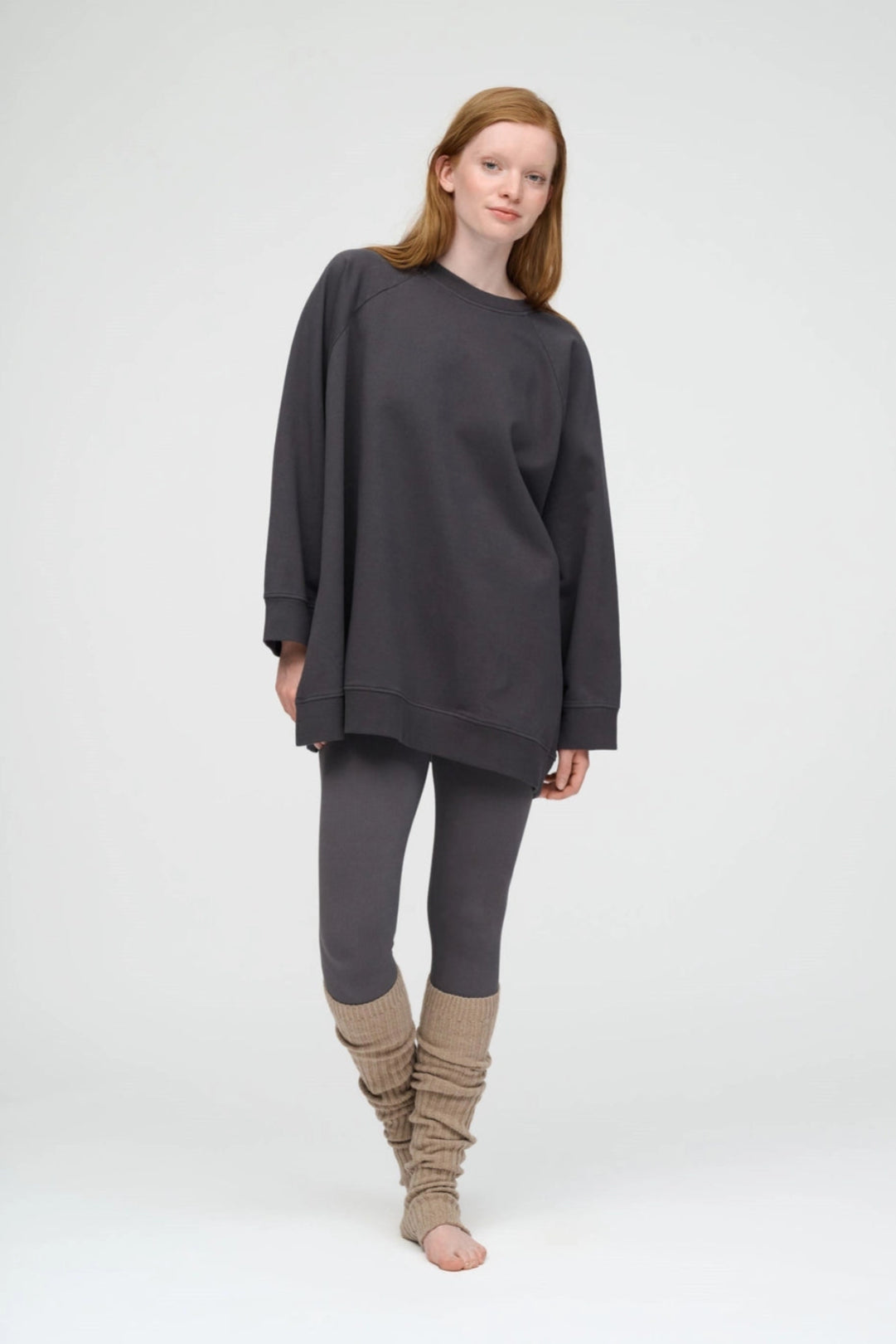 Moshi Moshi Mind Legwarmers Taupe Melange