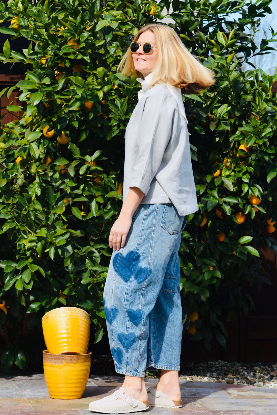 Linen Oversized Linen Top