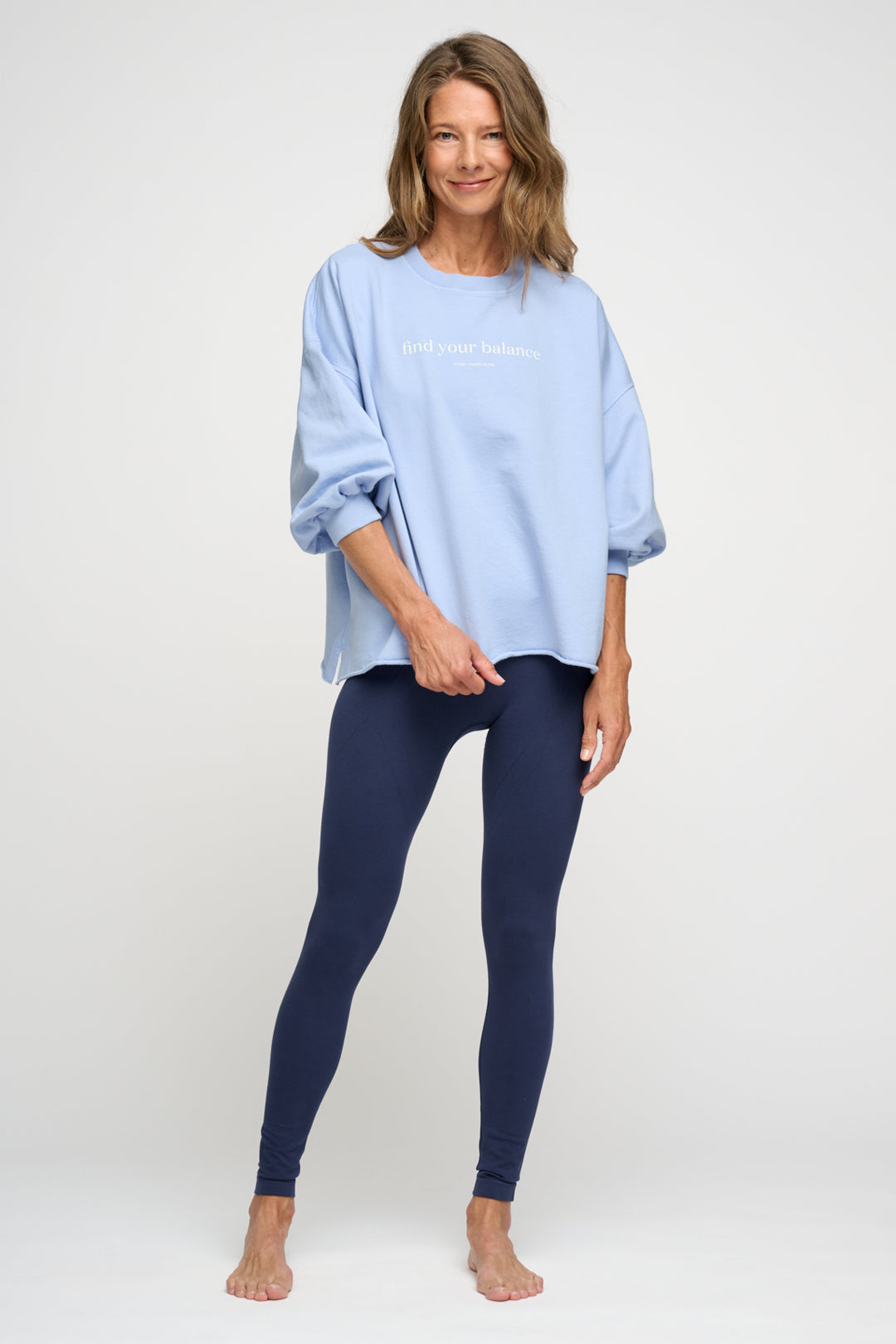 Moshi Moshi Mind Mantra Sweat Light Blue
