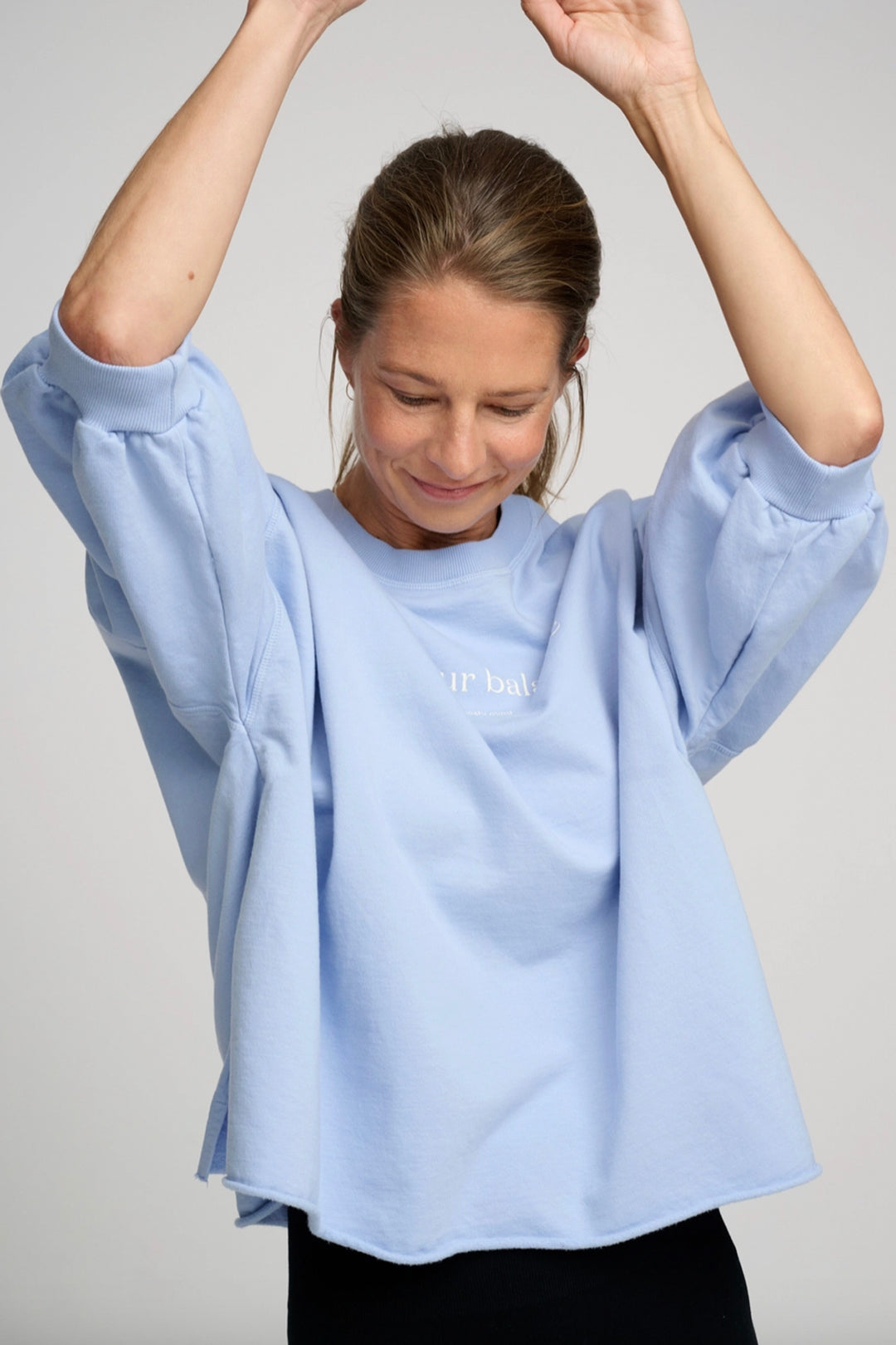 Moshi Moshi Mind Mantra Sweat Light Blue