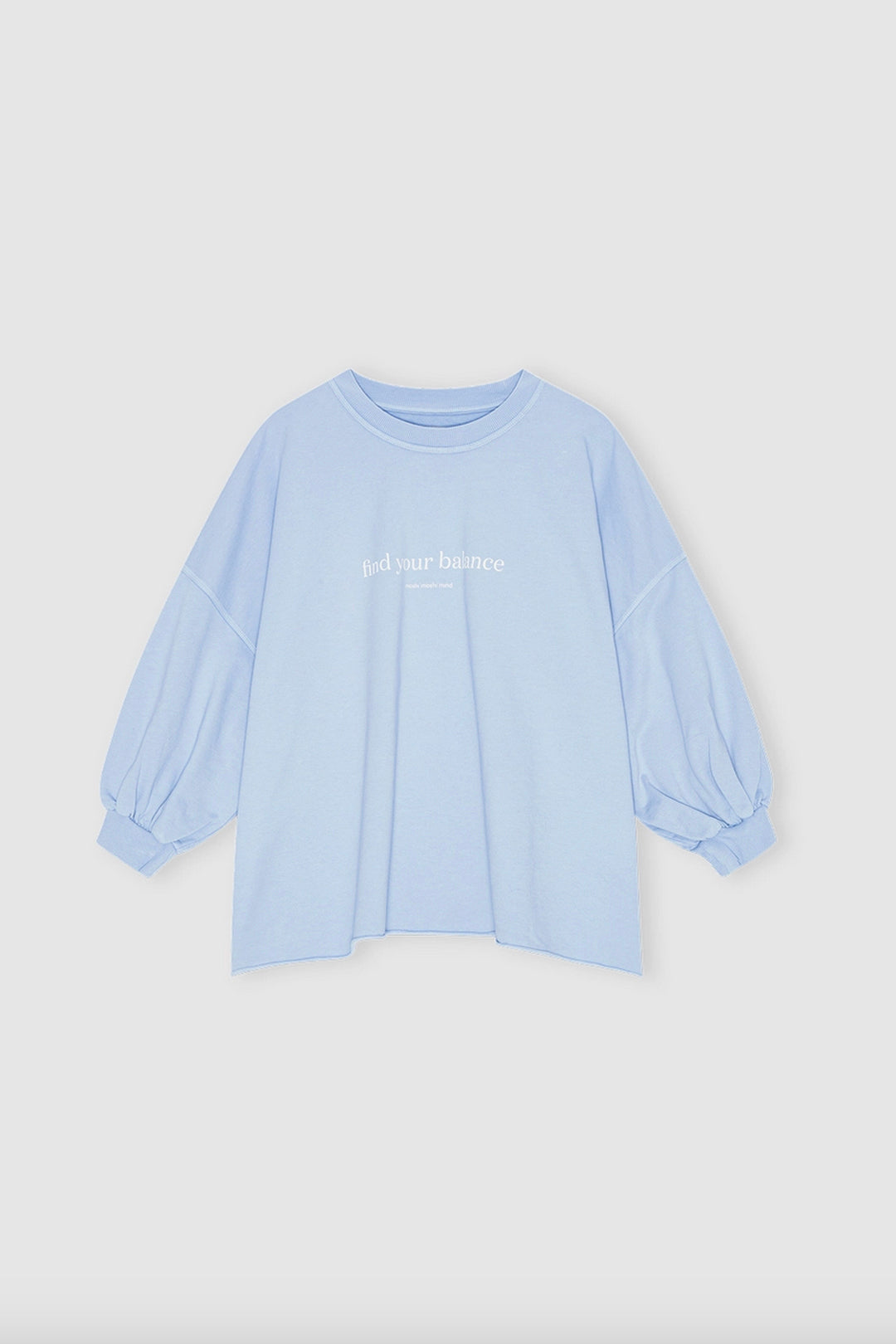 Moshi Moshi Mind Mantra Sweat Light Blue