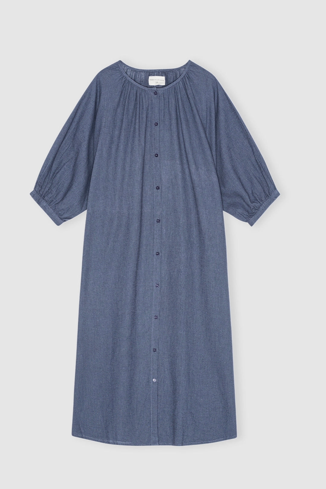 Moshi Moshi Mind May Linen Shirtdress Blue