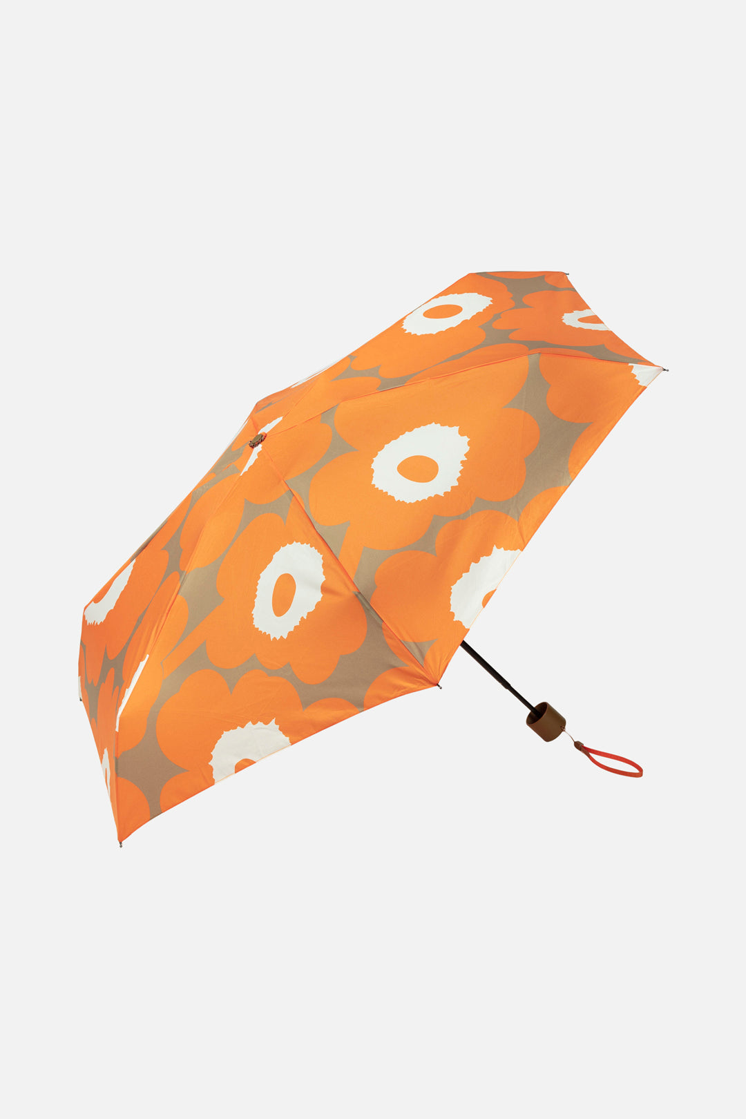 Marimekko Unikko Mini Manual Umbrella Orange