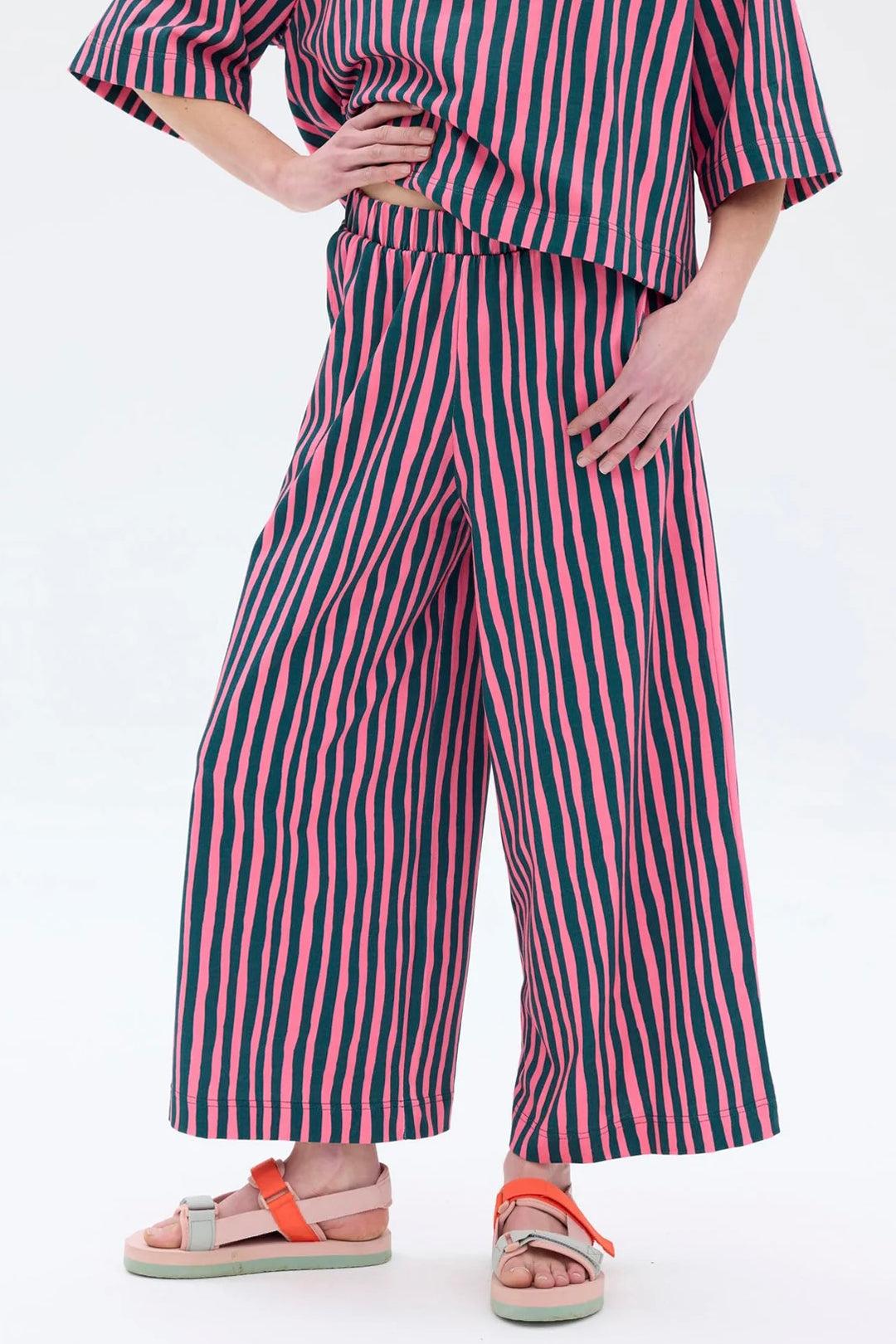 Ratia Minttu Cropped Aavistus Wide Leg Pants