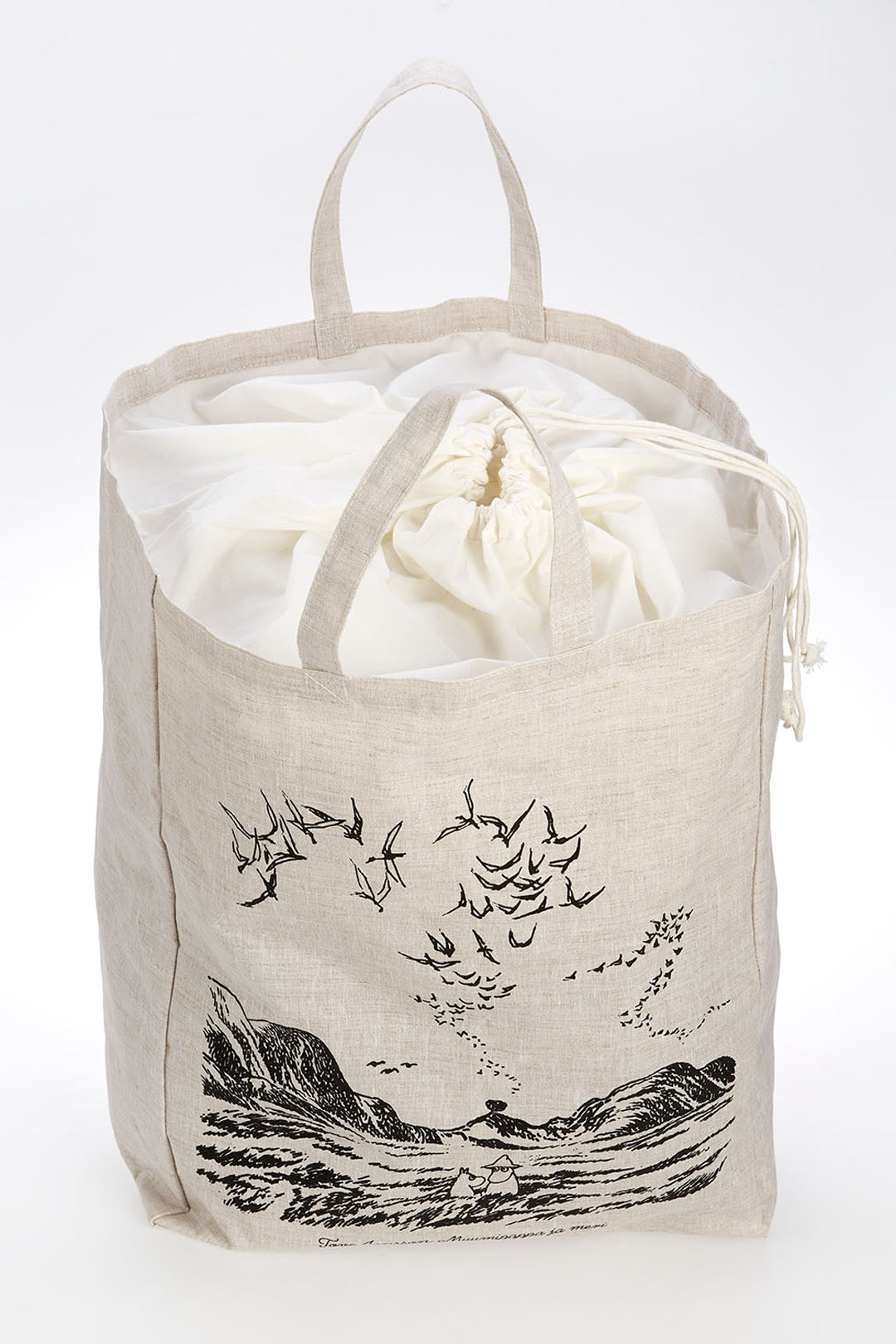 Piironki Helsinki Moomin Linen Laundry Bag