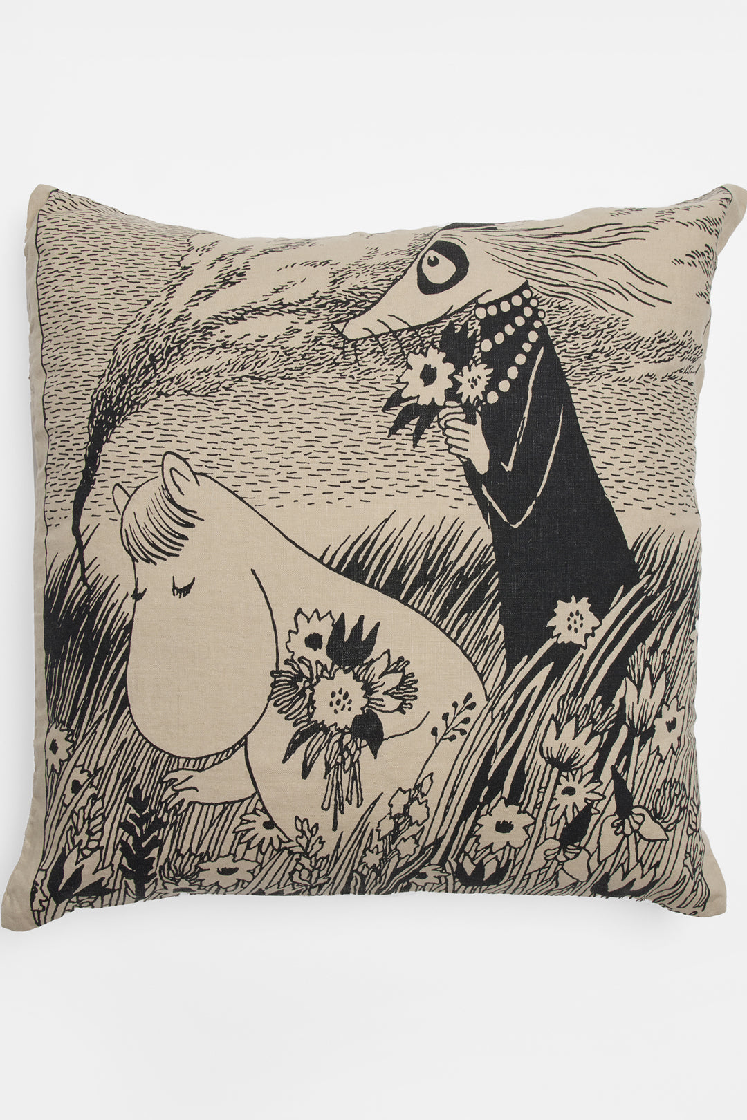 Piironki Helsinki Moomin Linen Cushion Cover Magic of Midsummer