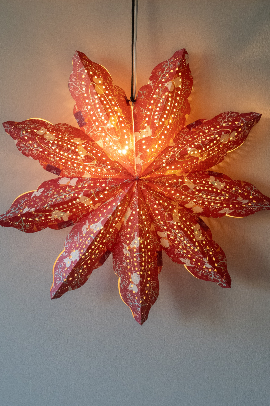 Piironki Helsinki Moomin Red Paper Star