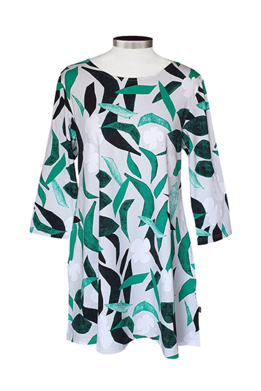 Ratia Pisara Rakastaa Ei Rakasta Green Tunic