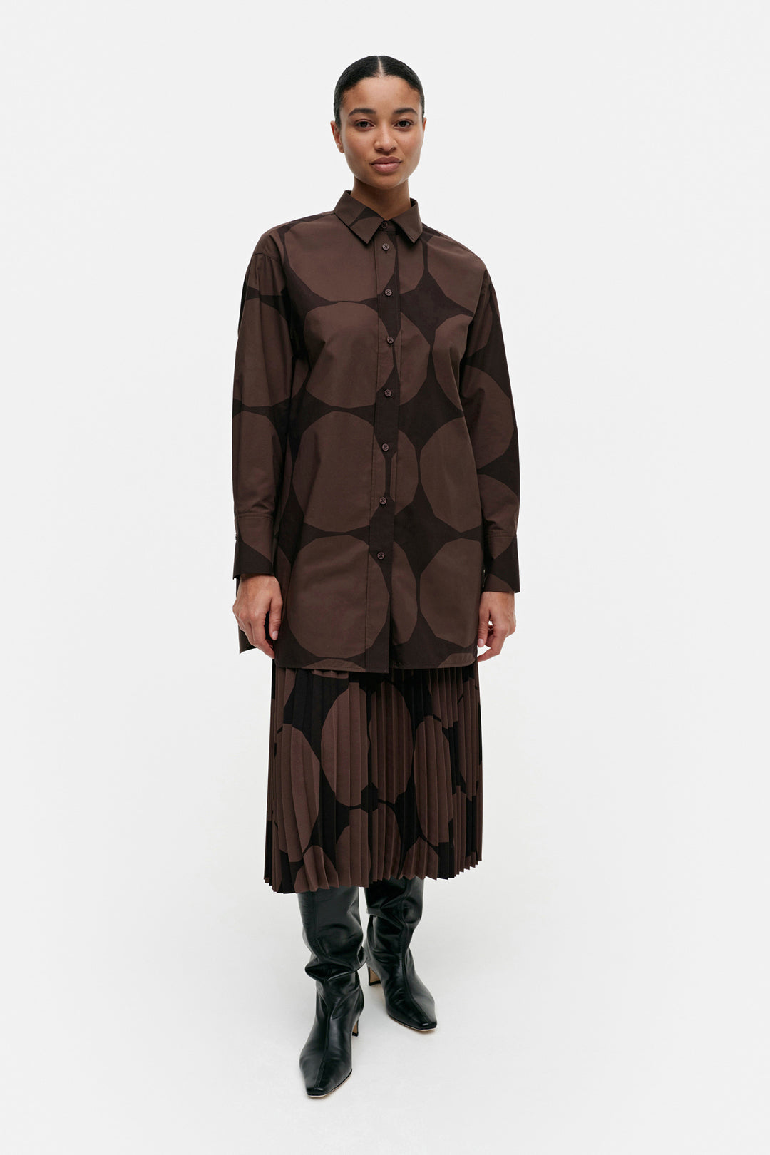 Marimekko Nila Kivet Cotton Poplin Shirt