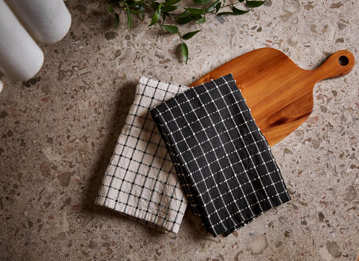 Anno Noki White Kitchen Towel Set