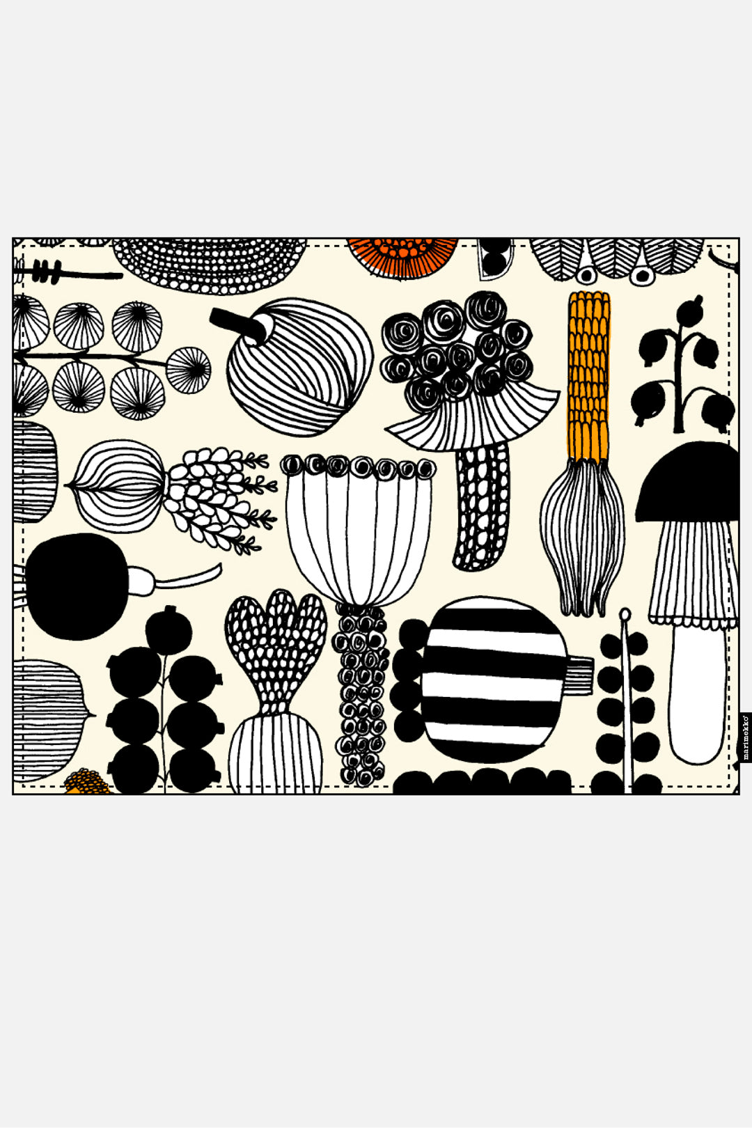 Marimekko Puutarhurin Parhaat Placemat
