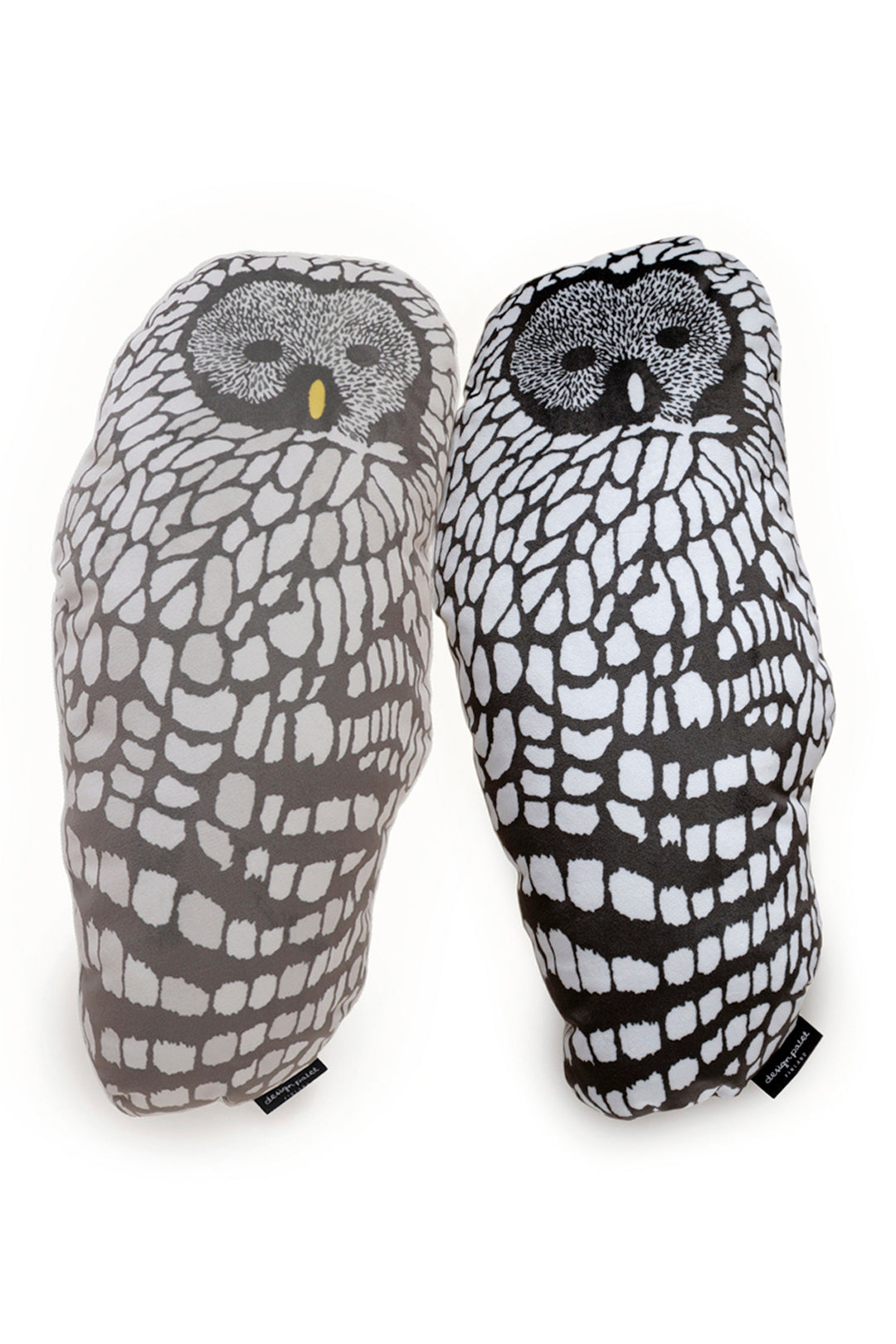 Design Palet Owl Pillow Black/White