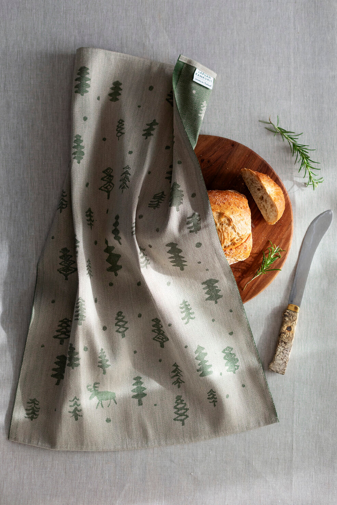 Lapuan Kankurit Poro Green Tea Towel