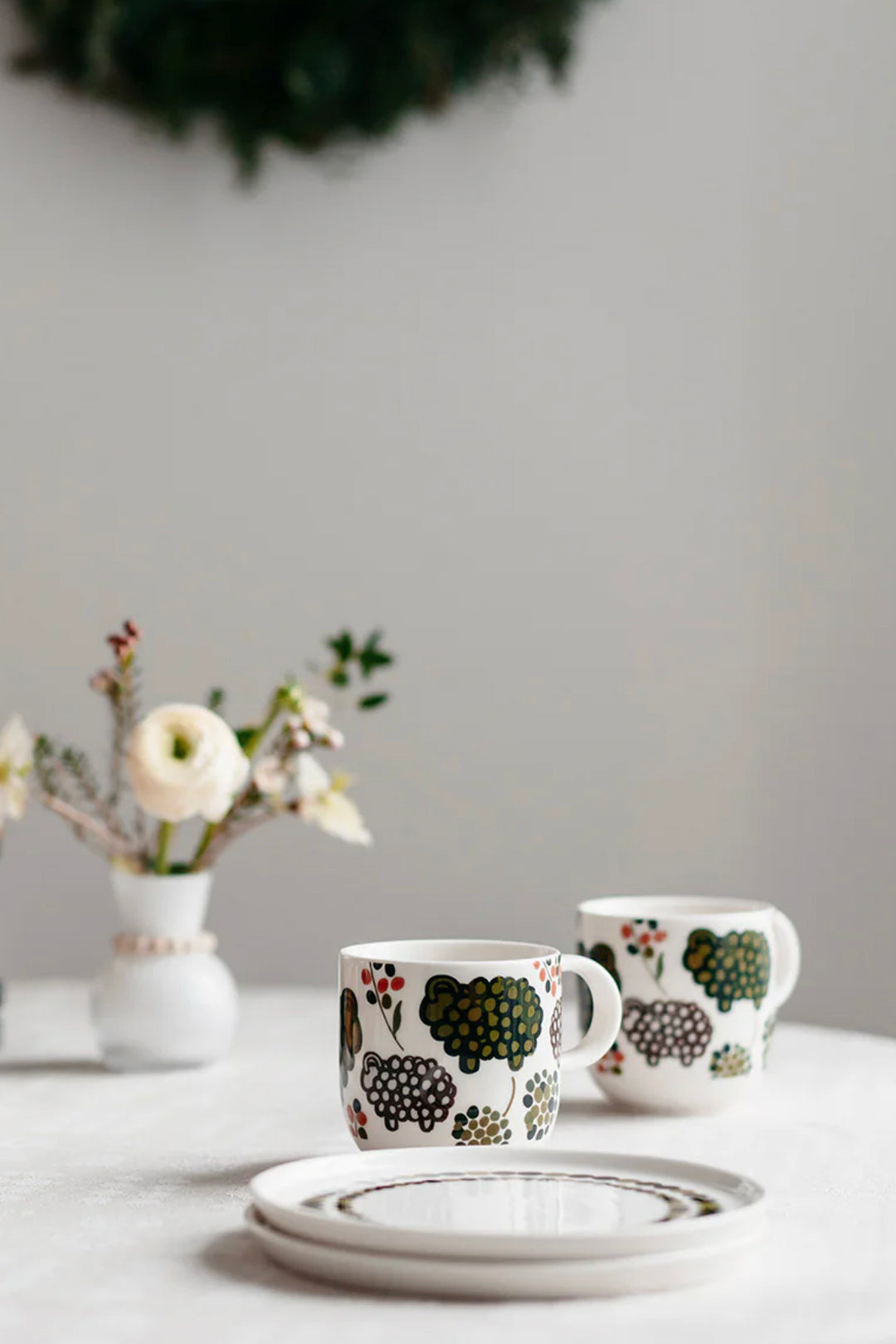 Aarikka Puisto Mug Rams in Field